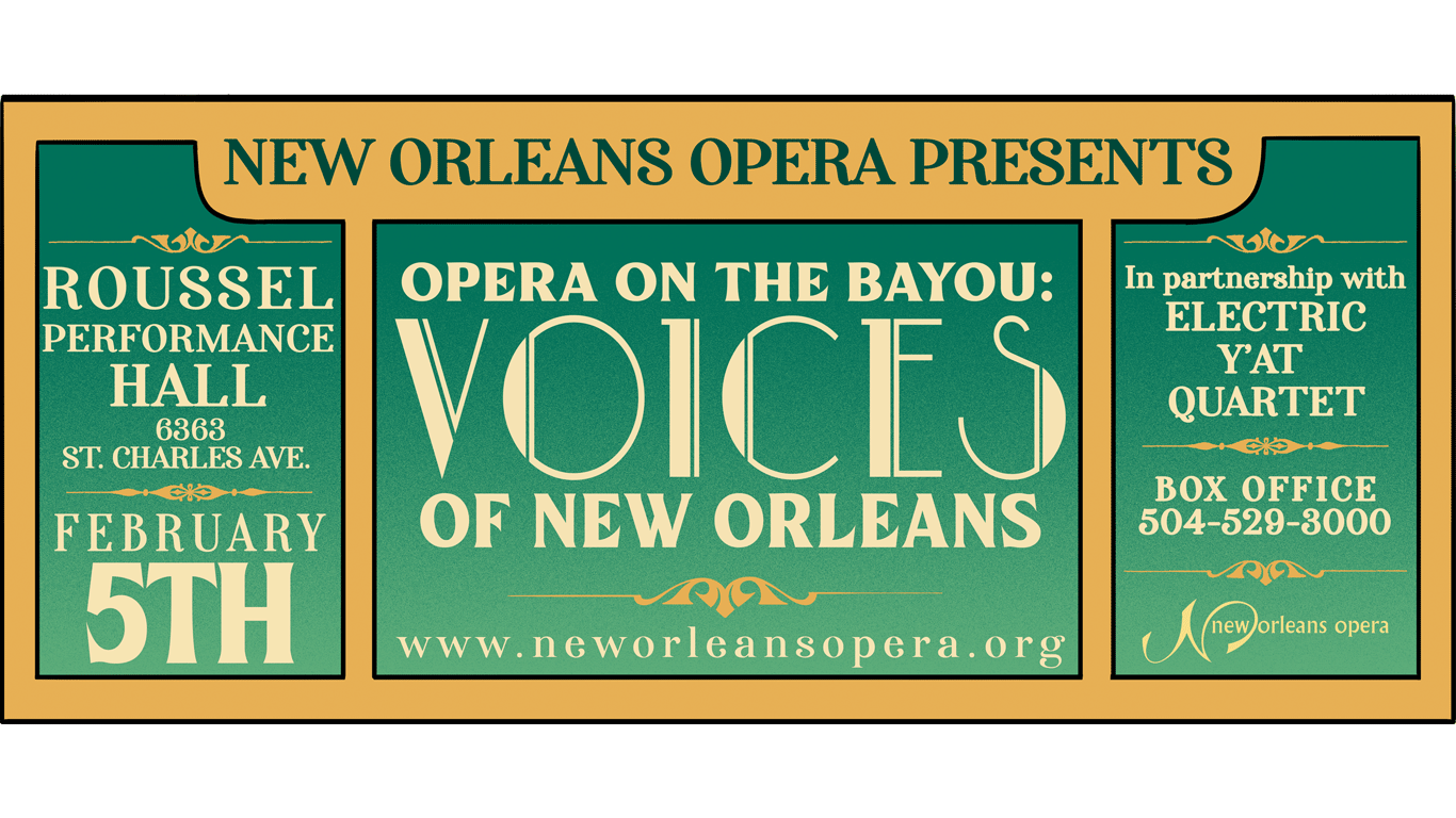 Opera on the Bayou: Voices of New Orleans